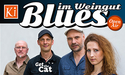 Blues Band Get the Cat bei Blues im Weingut Kruppenbacher