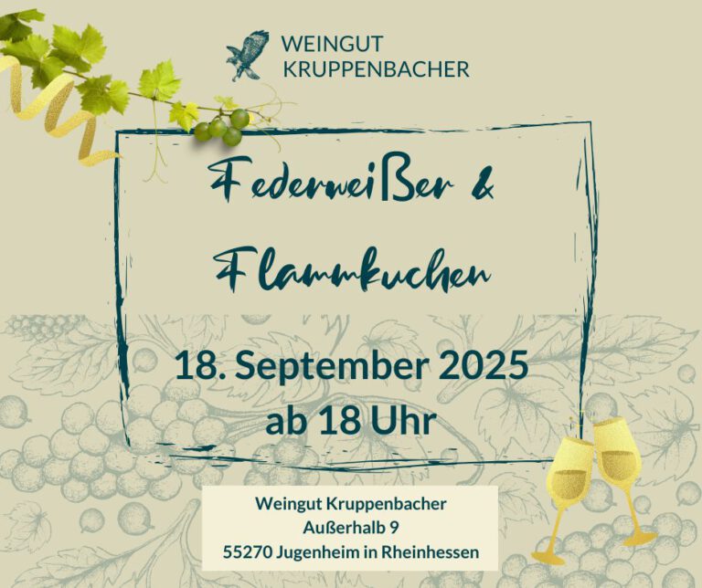 Federweißer und Flammkuchen