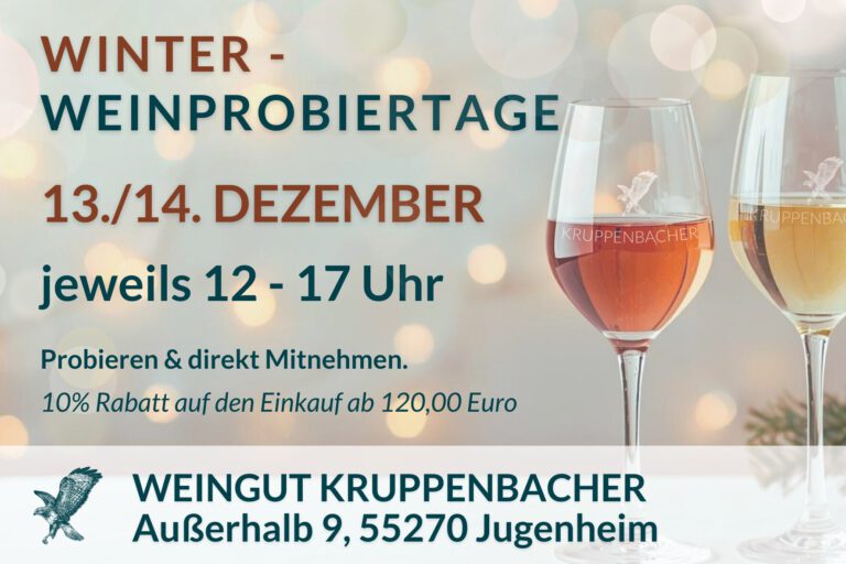 Winter-Weinprobiertage im Weingut
