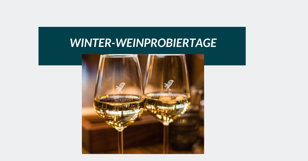 Winter-Weinprobiertage im Weingut