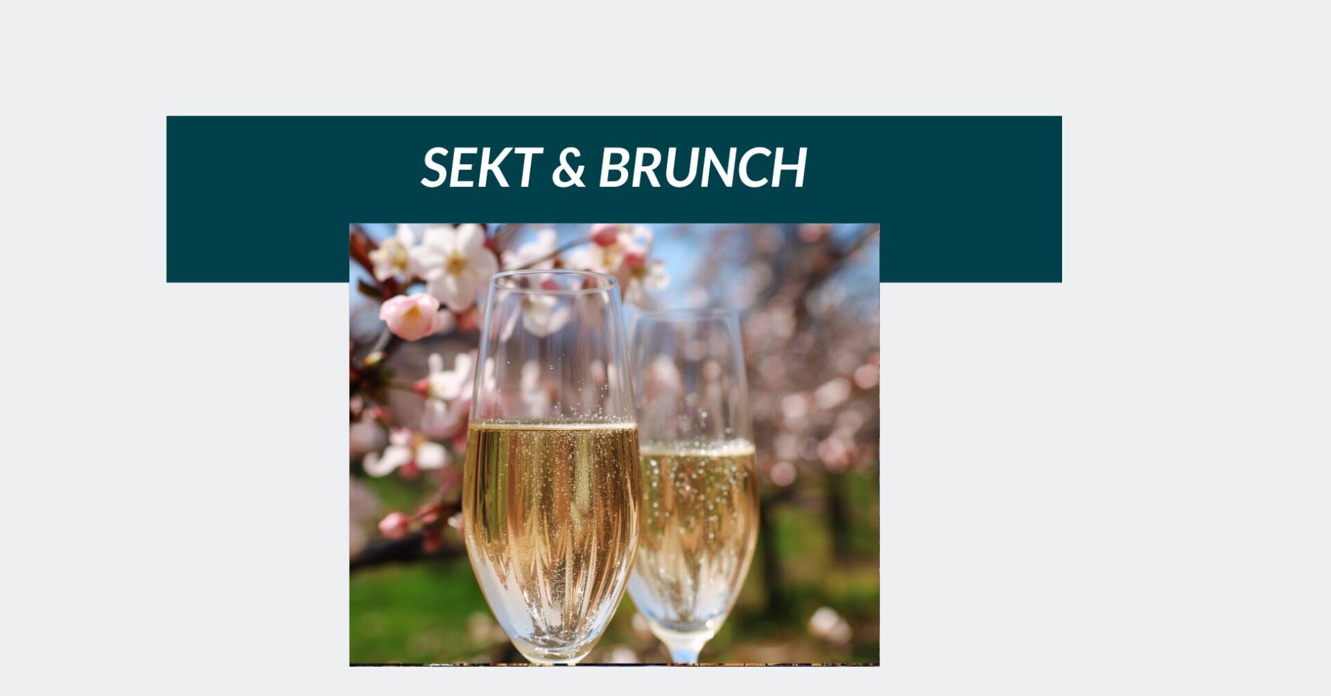 Sekt und Brunch im Weingut